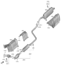 Diagram for 2021 Hyundai Elantra Muffler - 28610-AB420