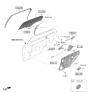 Diagram for 2021 Hyundai Elantra Window Regulator - 83471-AB000