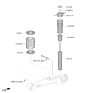 Diagram for 2021 Hyundai Elantra Shock Absorber - 55307-AB710