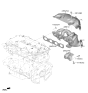 Diagram for Hyundai Elantra Exhaust Manifold - 28510-2JAA5