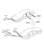Diagram for Hyundai Azera Emblem - 86331-3L040