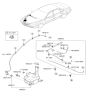 Diagram for 2005 Hyundai Azera Windshield Washer Nozzle - 98630-3L000-OT