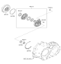 Diagram for 2006 Hyundai Azera Torque Converter - 45100-3A510