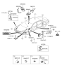 Diagram for 2005 Hyundai Azera Air Bag Control Module - 95910-3L000