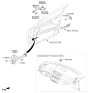 Diagram for Hyundai Sonata Door Striker - 81350-A4000