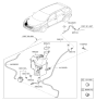 Diagram for Hyundai Tucson Washer Reservoir - 98620-D3100