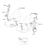 Diagram for 2019 Hyundai Tucson Seat Belt - 88820-D3500-TTX