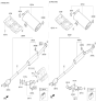 Diagram for 2021 Hyundai Tucson Exhaust Pipe - 28710-D3580