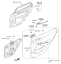 Diagram for 2021 Hyundai Tucson Door Handle - 83620-D3000-ZL5