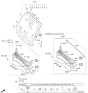 Diagram for Hyundai Tucson Windshield - 86110-D3AN0