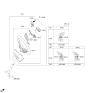 Diagram for 2020 Hyundai Tucson Steering Wheel - 56120-D3BA0-TRY