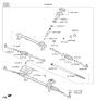 Diagram for Hyundai Tucson Rack And Pinion - 56500-D3600