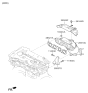 Diagram for 2021 Hyundai Tucson Catalytic Converter - 28510-2EPE0