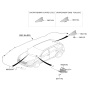 Diagram for 2020 Hyundai Tucson Antenna - 96210-D3200-Z5G
