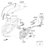 Diagram for Hyundai Door Lock - 81410-D3000