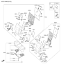 Diagram for 2020 Hyundai Tucson Armrest - 89900-D3030-RSM