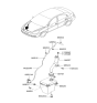 Diagram for 2005 Hyundai Accent Washer Reservoir - 98620-1G000