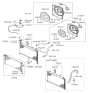 Diagram for Hyundai Santa Fe A/C Service Cap - 97803-25000