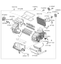 Diagram for Hyundai Accent Evaporator - 97140-1E001