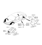 Diagram for Hyundai Accent Wheelhouse - 86812-1E000