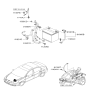 Diagram for 2006 Hyundai Accent Battery Cable - 91850-1E010