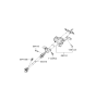 Diagram for 2008 Hyundai Accent Steering Column - 56310-1E200