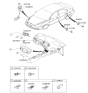 Diagram for 2006 Hyundai Accent Cigarette Lighter - 95121-1G050