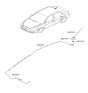 Diagram for 2006 Hyundai Accent Antenna - 96200-1E011