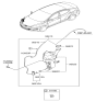 Diagram for 2015 Hyundai Elantra Washer Reservoir - 98620-3Y500