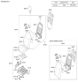 Diagram for 2014 Hyundai Elantra Seat Cover - 88460-3Y600-MSD
