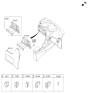 Diagram for Hyundai Elantra Dimmer Switch - 94950-3X000-VYF
