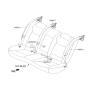 Diagram for Hyundai Elantra Seat Belt - 89810-3Y000-RY