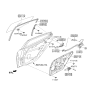 Diagram for 2011 Hyundai Elantra Window Regulator - 83471-3Y000