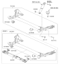 Diagram for Hyundai Accent Axle Beam - 55100-1R000