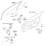 Diagram for Hyundai Accent Window Run - 82530-1R000