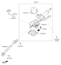 Diagram for Hyundai Power Steering Assist Motor - 56330-1R500