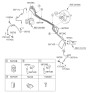 Diagram for Hyundai Accent Brake Line - 58732-1R000
