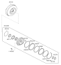 Diagram for 2011 Hyundai Accent Torque Converter - 45100-26020