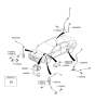 Diagram for Hyundai Elantra Yaw Sensor - 95690-2T250
