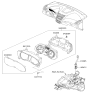 Diagram for 2013 Hyundai Accent Instrument Panel Light Bulb - 94369-1R000