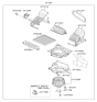 Diagram for 2013 Hyundai Accent Power Transistor - 97179-1R000