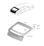 Diagram for Hyundai Ioniq 5 N Door Hinge - 72910-GI000
