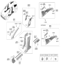 Diagram for Hyundai Genesis GV80 Coil Springs - 85831-3K010