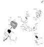 Diagram for 2024 Hyundai Genesis Electrified GV70 Ignition Switch - 93502-CU000-VCA