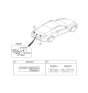 Diagram for 2012 Hyundai Genesis Coupe Emblem - 86310-2M000