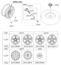 Diagram for 2011 Hyundai Genesis Coupe Spare Wheel - 52910-2M020