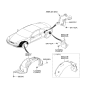 Diagram for 2008 Hyundai Genesis Coupe Wheelhouse - 86811-2M000