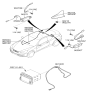 Diagram for 2010 Hyundai Genesis Coupe Antenna - 96250-2M100-YG3