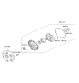 Diagram for 2011 Hyundai Genesis Coupe Oil Pump - 46110-4C001