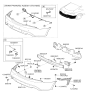 Diagram for Hyundai Genesis Coupe Bumper - 86611-2M111